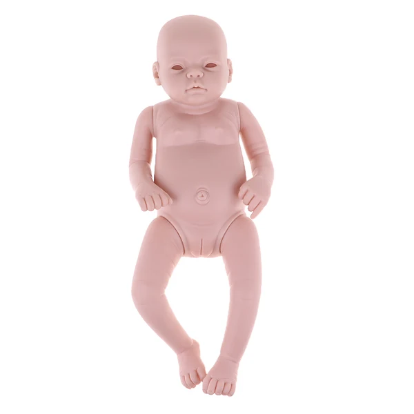 Selected Maxbell Unpainted 20inch Lifelike Reborn Girl Doll Kits Blank Full Body Vinyl Doll Mold DIY Making Accessories Professional