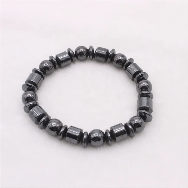 Durable Maxbell Geometric Black Stone Beads Yoga Men Women Fashion Bracelet Bangle Jewelry World-Class