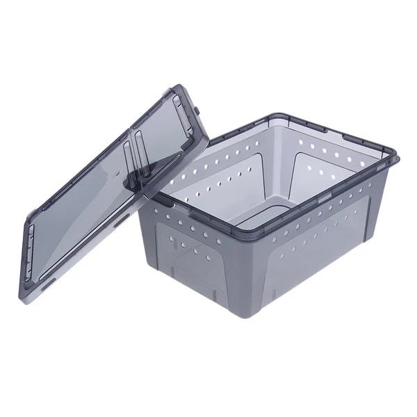 Fine Maxbell Pet Reptile Spider Breeding Box Transport Case Feeding Hatching Tank H4 Superior