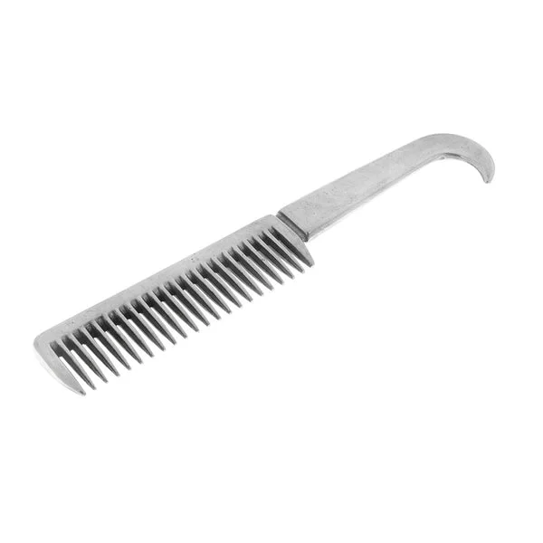 Relaxed Maxbell Stainless Steel Polished Horse Pony Grooming Comb Tool Currycomb Durable Secure