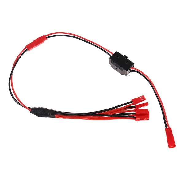 Selected Maxbell 5 in 1 JST Splitter Wire Battery Connector 2 Pin Male Female w ON OFF Switch Fine Crafted