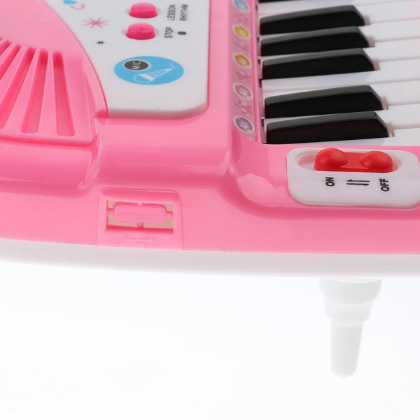 Unique Maxbell 37 Keys Plastic Electronic Organ Keyboard Kit With Microphone Kids Toddler Early Musical Toy Gift Clean