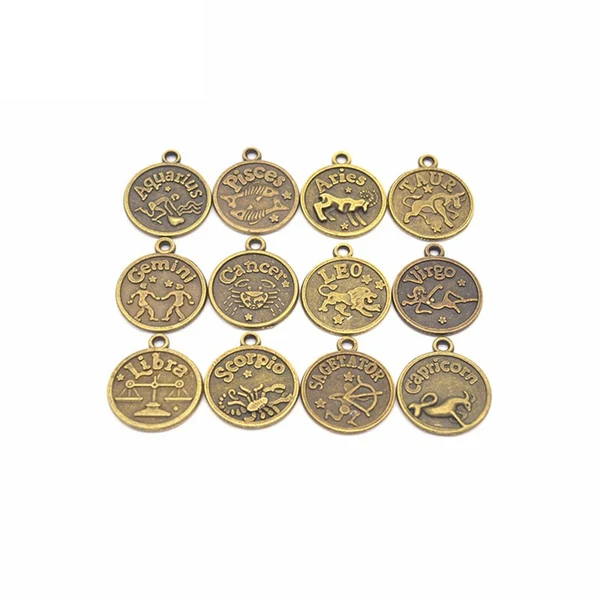 Reusable Maxbell Pack of 24 Mixed Antique Tibetan Silver Bronze Assorted Charms Pendants Findings for Jewelry Bracelet Necklace Making and Crafting Supplies 20x17mm Top-Quality