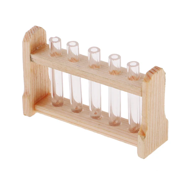 Top-Quality Maxbell 1 12 Miniature Test Tube Experiment Equipment Model for Dolls House Learning Room Accessory Collections Premium