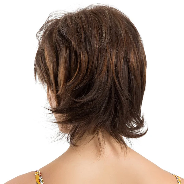 Expertly Made Maxbell Natural Curly Pixie Cut Layered Wig For Women Human Hair With Side Fringe Smart