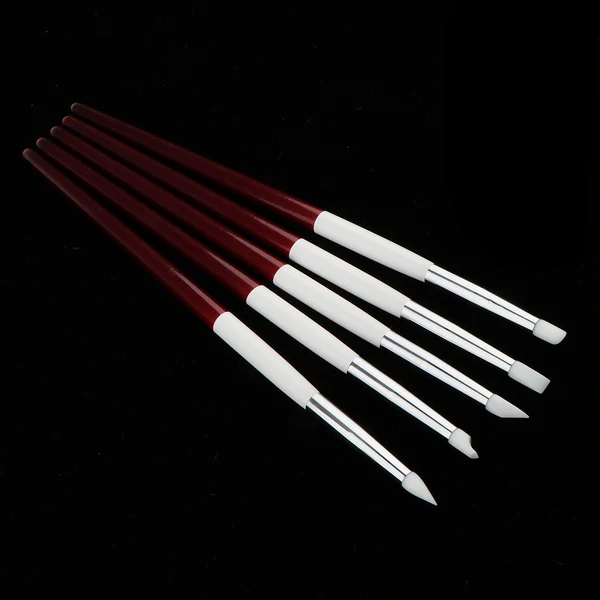 Practical Maxbell Salon Nail Art Design Polish Painting Drawing Liner Brushes Pens Kit 5Pieces Artisan