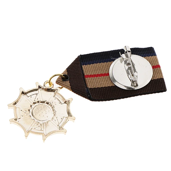 Advanced Maxbell Geometric Medal Pendant Badge Fabric Costume Uniform Brooch Pin Accessory High-Performance