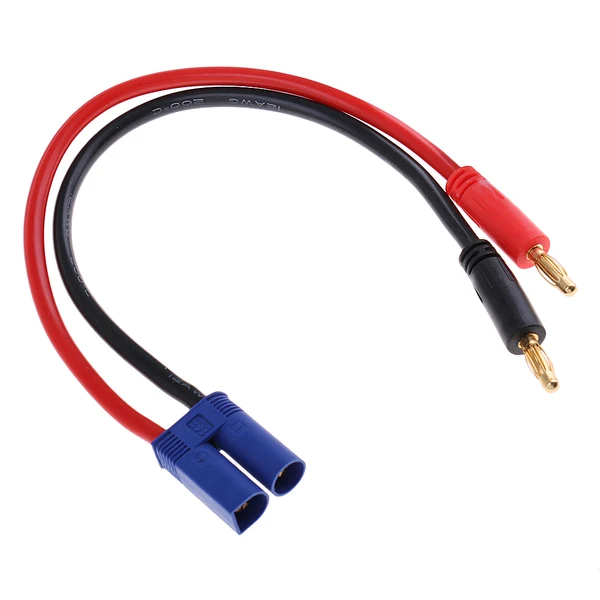 Traditional Maxbell 4.0mm Banana to EC5 Male Connector Cable Wire Harness for RC Drone A6 B6 Battery Optimized
