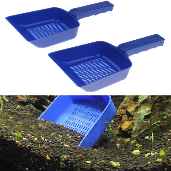 Original Design Maxbell 2 Pcs Aquarium Tank Plastic Gravel Strainer Shovel Sand Scraper Scoop Tool Certified