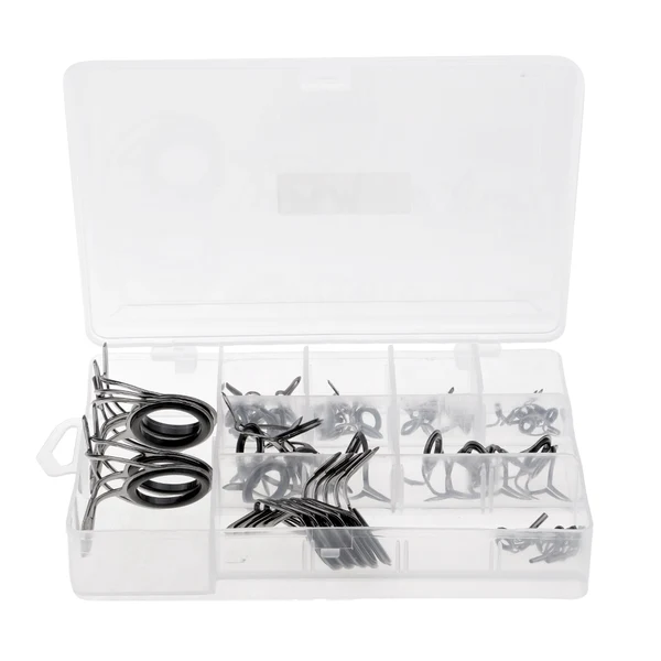 Classic Maxbell 45pcs Mixed Size High Carbon Steel Ceramics Bait Casting Rod Guides Carbon Guide Repair World-Class