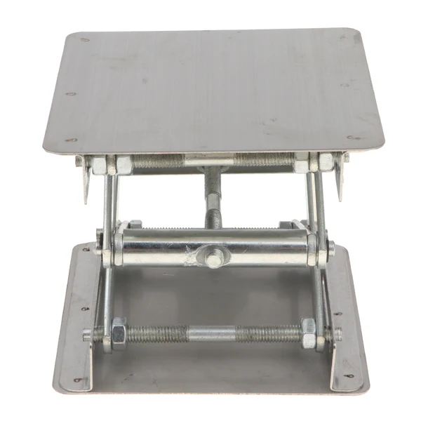 Recyclable Maxbell Stainless Steel Lift Platform Lab Jack Scissor Stand Platform 100 100 150mm Secure