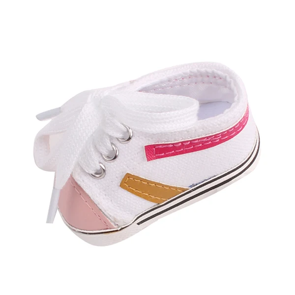 Excellent Maxbell PU Leather Shoes Casual Lace-up Shoes For 18'' American Girl Doll Accessory Elegant