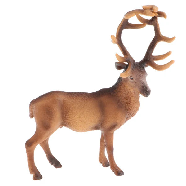 Smart Maxbell Lifelike Wild Animal Model Toy Standing Elk Deer Action Figure for Kids and Toddlers Educational Toy Birthday Presents Durable