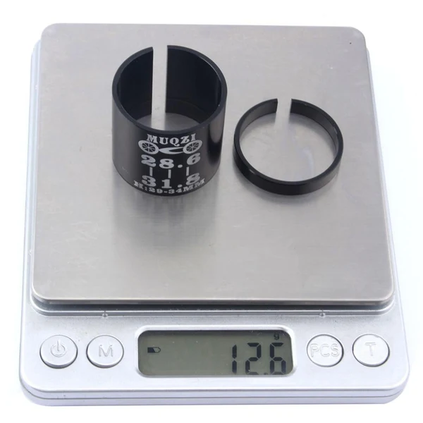 Professional Maxbell Universal 28.6mm to 31.8mm Alloy Bike Ahead Handlebar Stem Shim Reducer Fork Steerer Fine