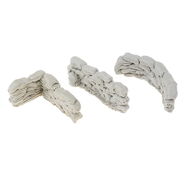 Next-Generation Maxbell 1 35 Resin Soldier Scenario Accessories Sandbag Walls Combination Resin Kit Sophisticated