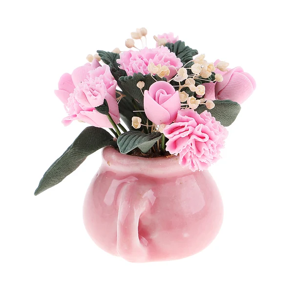 Exclusive Maxbell 1 12 Scale Dollhouse Miniature Flower In Vase Bedroom Garden Accessories Selected