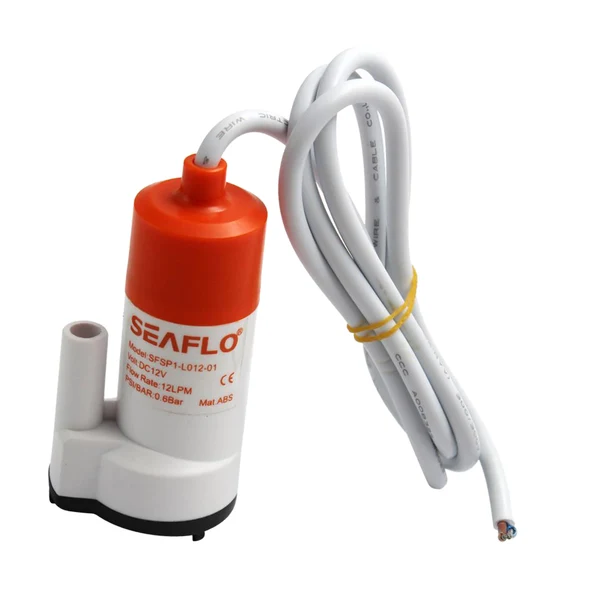 Practical Maxbell 12V 12LPM Submersible Water Pump - Caravan Pumps Parts Motorhome Boat Unique