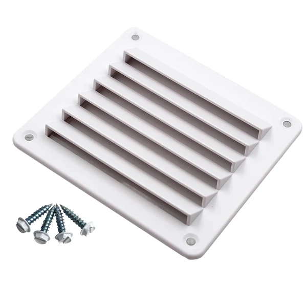 Elegant Maxbell ABS Rectangular Louvered Vent For RV Boat Marine - 140mm X 125mm Fine
