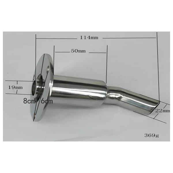 Premium Maxbell Silver Boat Stainless Steel 90 Degree Thru Hull Tube Pipe Socket Hardware Quality