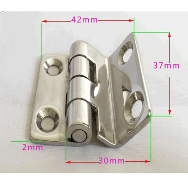 Authentic Maxbell Folding Marine Locker Door Hinge Strap for Boat Caravan Yacht Hatch Cabin Convenient