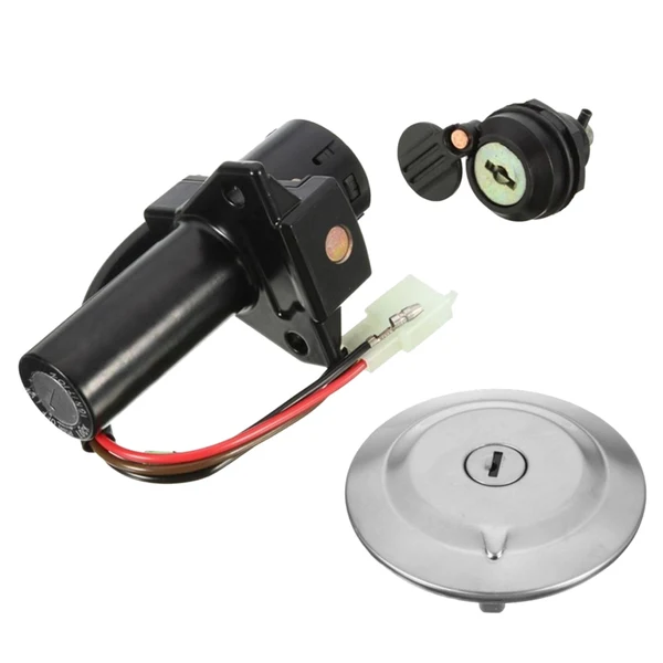 Refined Maxbell Motorcycle Ignition Switch Fuel Gas Cap Seat Lock Key Set for Yamaha YBR 125 2002 2003 2004 2005 2006 2007 2008 2009 2010 2011 2012 2013 Trendy