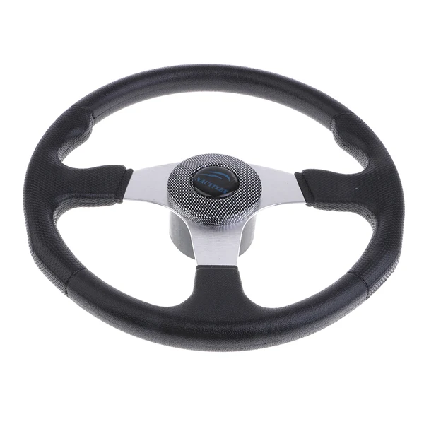 Organic Maxbell 340mm Aluminum Alloy Marine Sport Pontoon Boat Steering Wheel Soft Foam Grip High-Quality