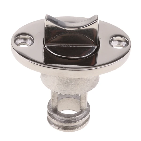 Natural Maxbell 1 Inch Oval Garboard Drain Plug Fits Hole Screw Thread Stainless Steel for Boats Fine