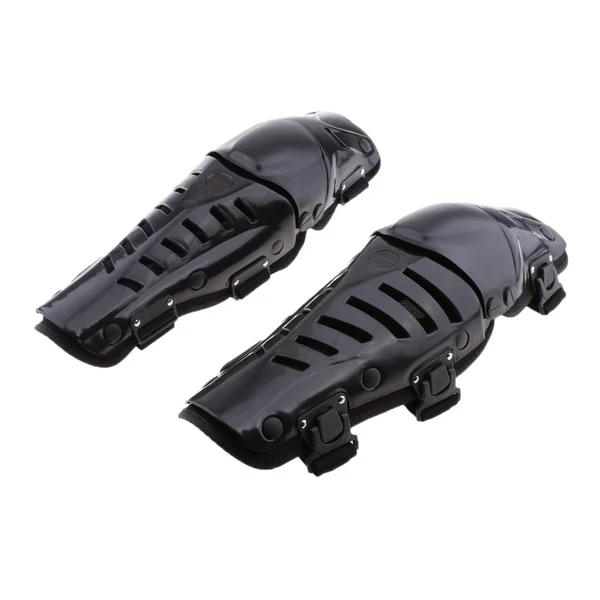 Elite Maxbell Knee Pads Adjustable Long Leg Sleeve Gear Crashproof Antislip Protective Shin Guards for Motorcycle Mountain Biking-1 Pair Black Trusted
