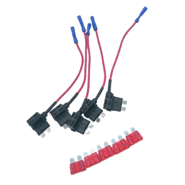 Reliable Maxbell 5X 10A Add a Circuit ATO ATC ACS Low Profile Mini Blade Fuse Holder Back Tap Consistent