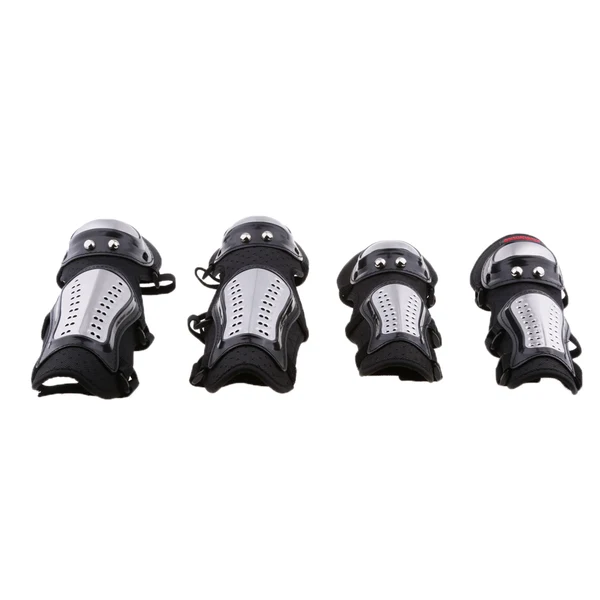 Top-Quality Maxbell 4Pieces Motorcycle Motocross Cycling Elbow and Knee Pads Protector Guard Armors Set Stainless Steel World-Class