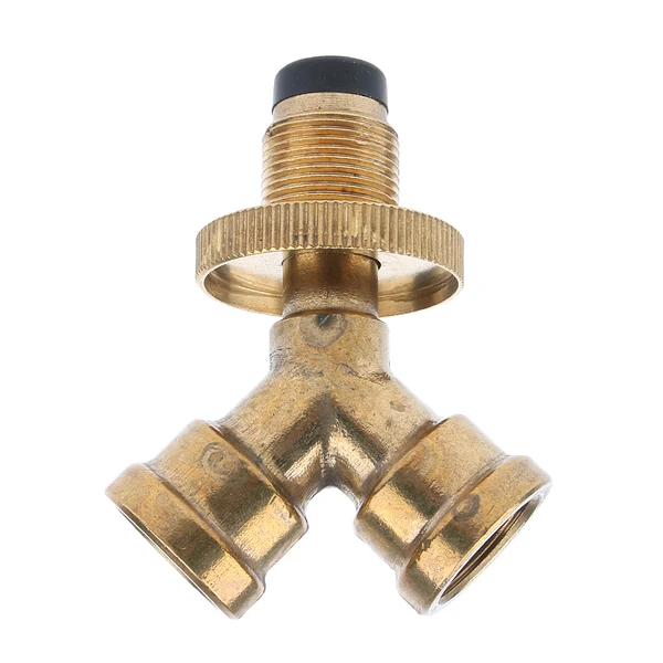 Original Design Maxbell Propane Tank Y Splitter Adapter 2 Way LP Gas Adapter Tee Connector for Propane Tank Cylinder Work with Camping Stoves Gas Burners Heater Versatile