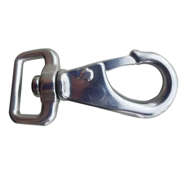 Modern Maxbell Outdoor Self Locking Carabiner Keychain Backpack Hook Buckle 7.6cm Stainless Steel Environmentally Friendly