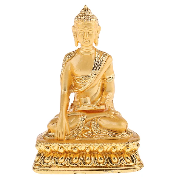 Exceptional Maxbell Meditataion Buddha Shakya Muni Statue Sculpture Alloy for Home Office Decor Stylish