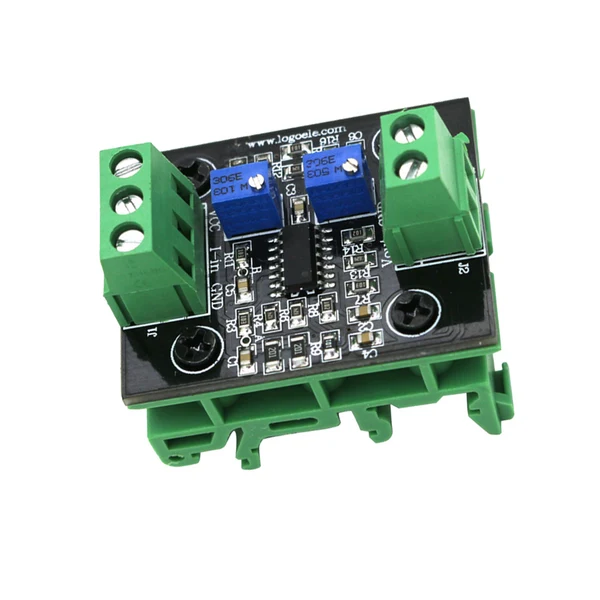 Proven Maxbell Current to Voltage Module 4-20mA to 0-5V Isolation Transmitter Signal Converter with Green Base Authentic