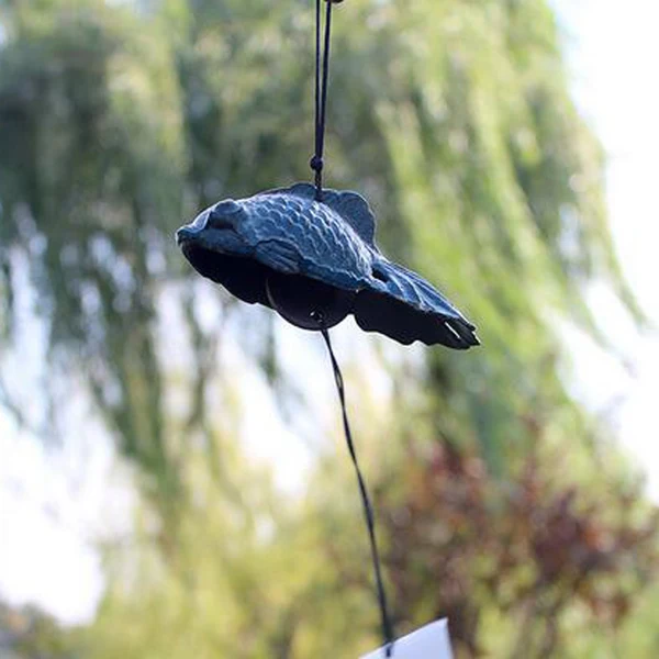User-Friendly Maxbell Japanese Goldfish Wind Chime Bell Iron Home Temple Garden Balcony Decor Fine Crafted
