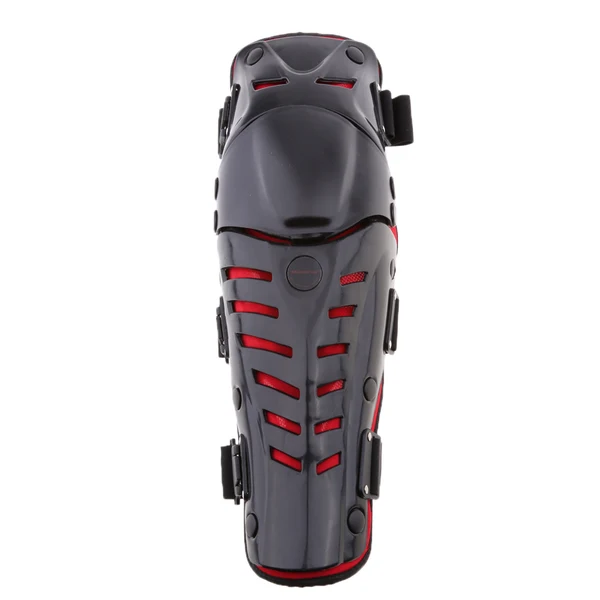 Quality Maxbell Knee Pads Adjustable PE Long Leg Sleeve Gear Crashproof Antislip Protective Shin Guards for Motorcycle Mountain Biking-1 Pair Red Specialty