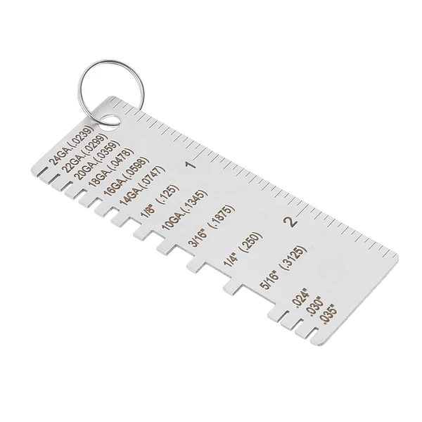 Sophisticated Maxbell Wire Gauge Metal Sheet Thickness Measure Gauge Welding Inspection Tools Authentic