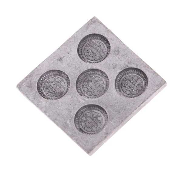 Stylish Maxbell Vintage 1 12 Dollhouse Miniature Metal Cookie Mould Kitchen Accessories Decoration Excellent
