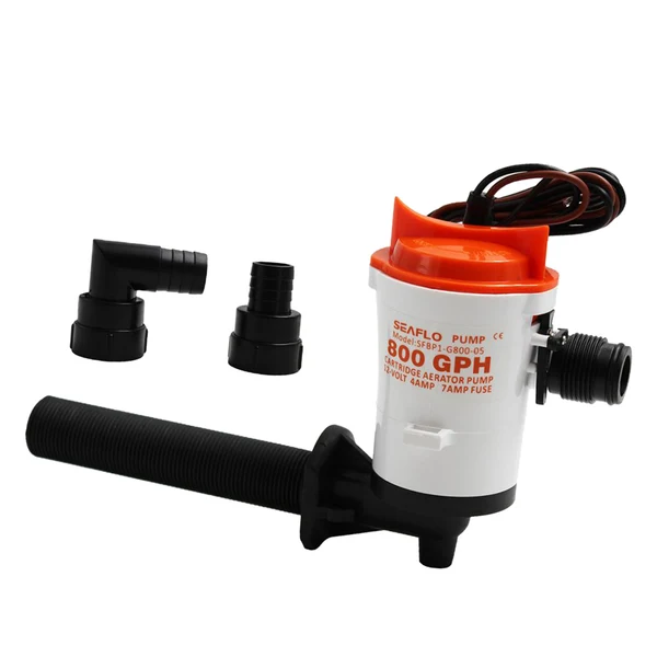 Dependable Maxbell 12V Submersible Bilge Pump 800Gph Boat Marine Bait Livewell Tank Aerator Effective