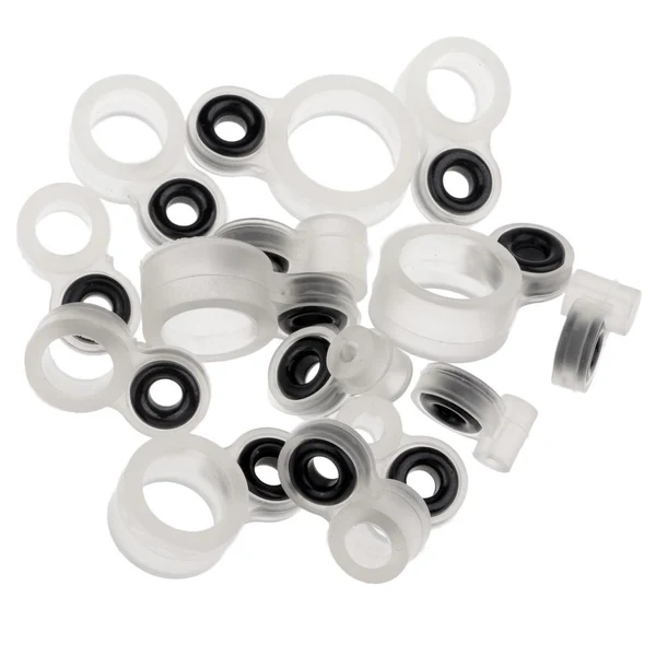 Responsible Maxbell 14pcs Silicone and Ceramic Fishing Rod Guides Repair Kit Rod Tip Eye Rings Fast
