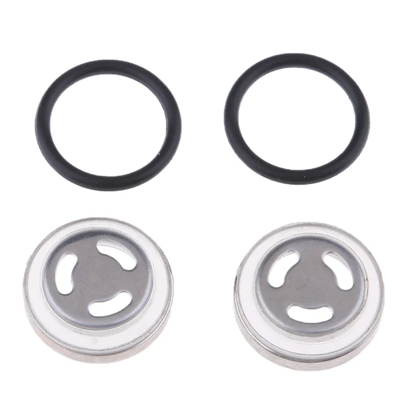 Next-Generation Maxbell 2 Set 18mm Motorbike Sight Len Mirror Seal Gaskets Fits for Brake Master Cylinder Reservoir Solid