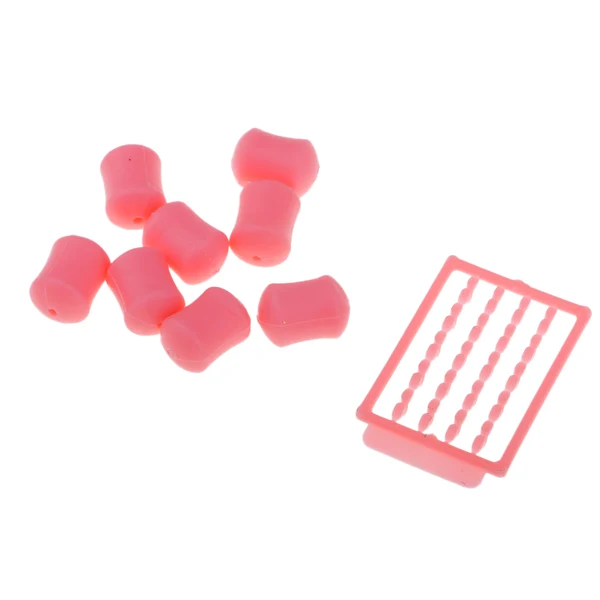 Authentic Maxbell 8pcs Floating Lures Pop Up Baits and 1pc Boilie Stoppers for Carp Fishing Solid