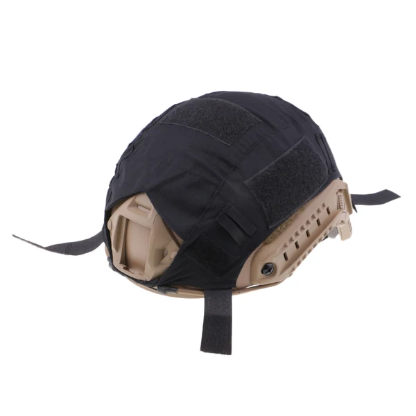 Elegant Maxbell Camouflage Nylon Army Game Gear Combat Helmet Accessories Cover for Fast Helmets Black Crafted
