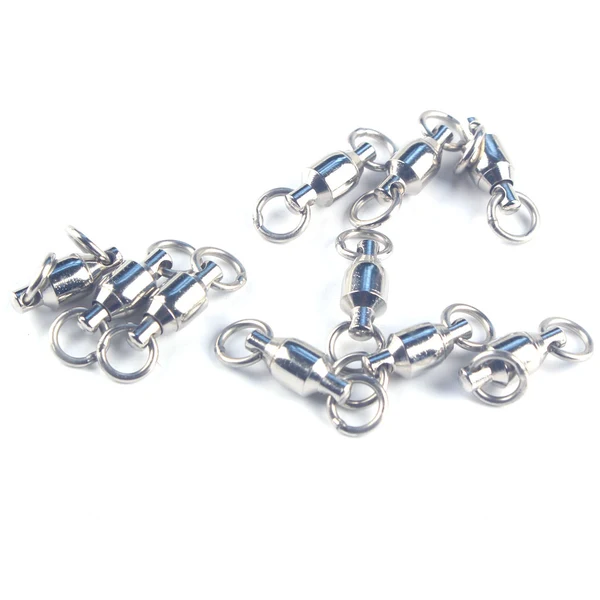 Versatile Maxbell 35pcs Heavy Duty Ball Bearing Swivels Solid Rings Sea Fishing Hook with Box Easy-to-Use
