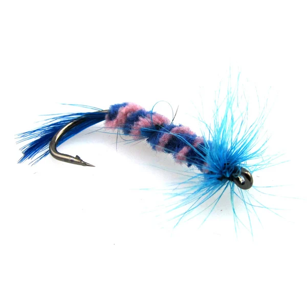 Durable Maxbell 12pcs Fly Fishing Lure Spider Trout Flies Artificial Flies Insects Baits Made of high quality High carbon steel and feathers Convenient