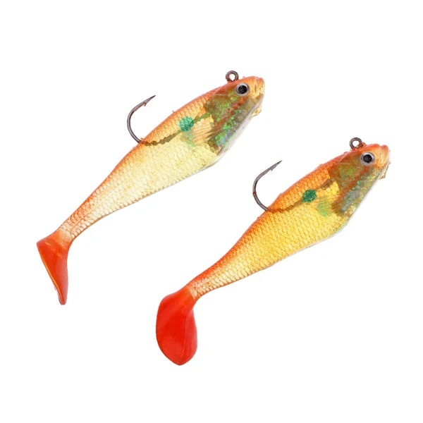 Organic Maxbell 2Pcs Lifelike Soft Lead Fishing Lures Hook Baits Silicone Swimbaits Bionic Crankbaits Tackle 4.1inch Versatile