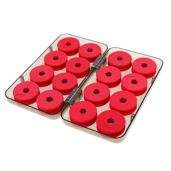 Flexible Maxbell 16pcs Foam Fishing Main Line Bobbin Spools Tackle Plastic Storage Box Case Next-Generation
