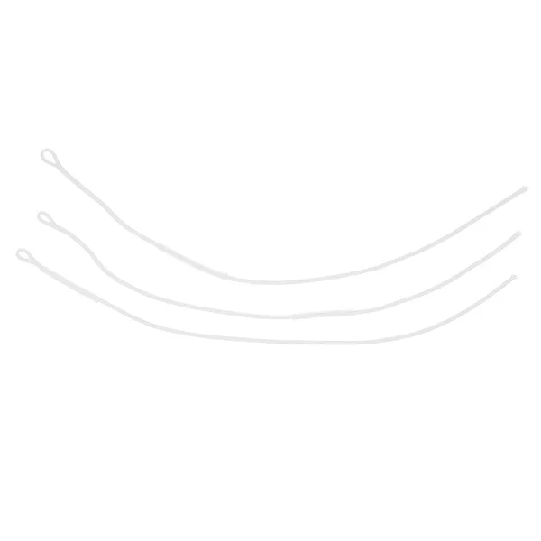 Crafted Maxbell lot 3pcs Polyester Braided Fly Fishing Line Leader Loop Connectors 30 lb Eco-Friendly