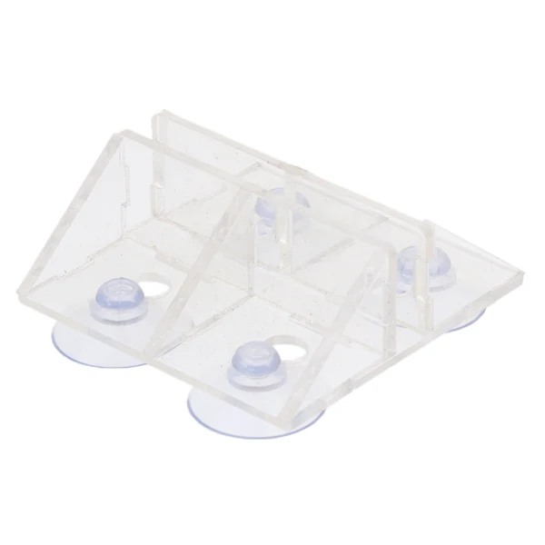 Clean Maxbell Acrylic Aquarium Breeding Separator Suction Cup Divider Sheet Holder Clip Reliable