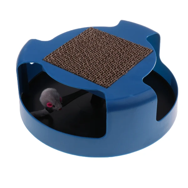 Fine Maxbell Cat Interactive Training Exercise Cat and Mouse Game Toys Turntable Disk Reusable